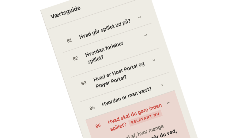 Vi guider dig til at blive klar til spillet